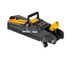 Домкрат гидравлический подкатной с фиксатором, 2,5 т, 85-385 мм, в пласт. кейсе Denzel-foto13