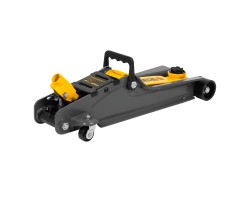 Домкрат гидравлический подкатной с фиксатором, 2,5 т, 85-385 мм, в пласт. кейсе Denzel-foto20