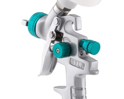 Краскораспылитель AG 810 HVLP, гравитационный, сопло 0.8 мм и 1 мм Stels-foto6