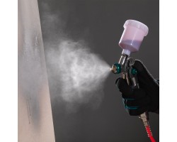 Краскораспылитель AG 810 HVLP, гравитационный, сопло 0.8 мм и 1 мм Stels-foto10