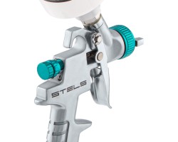 Краскораспылитель AG 810 HVLP, гравитационный, сопло 0.8 мм и 1 мм Stels-foto7