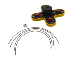 Головка триммерная универсальная гайка М10 х 1.25 левая Denzel