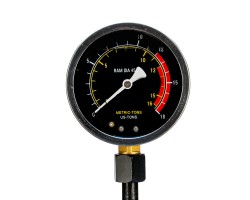 Пресс гидравлический с манометром и педалью, 12 т (комплект из 2 частей) Stels-foto9