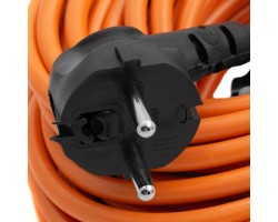 Удлинитель-шнур силовой 30 м, 16А, тип УХ16, ПВС, 1 розетка без заземления Сибртех-foto2