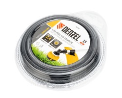 Леска двухкомпонентная для триммера, круглая, 2.4 мм х 15 м, EXTRA CORD Denzel-foto2