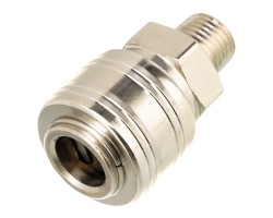 Муфта универсальная быстросъемная ("мама") 1/4, внешняя резьба, 2 шт, Stels-foto2