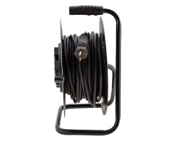 Удлинитель силовой 20 м, 16А, тип УХз16, КГ 3 x 1.5 мм, на стальной катушке, 4 розетки Сибртех-foto3