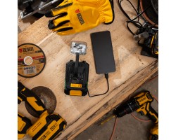 Батарея аккумуляторная BH-20-6.0, Li-Ion, USB, 20 В, 6,0 Ач// Denzel-foto20