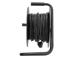 Удлинитель силовой 25 м, 16А, тип УХз16, ПВС, на кабельной катушке, 4 розетки, Сибртех-foto4