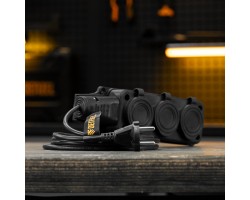 Шнур сетевой Energy Series, ПВС, 3 м, 2 x 1,5 мм, с неразборной вилкой, черный, Denzel-foto11