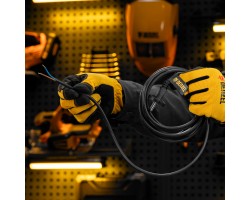 Шнур сетевой Energy Series, ПВС, 3 м, 2 x 1,5 мм, с неразборной вилкой, черный, Denzel-foto8