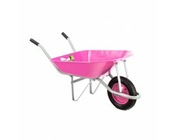 Тачка садовая, грузоподъемность 160 кг, объем 78 л Pink Line Palisad-foto3