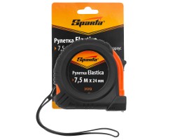 Рулетка Elastica,7,5 м х 24 мм,обрезиненный корпус Sparta-foto6