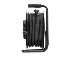 Удлинитель силовой 50 м, 16А, тип УХз16, ПВС 3 x 2.5 мм, на стальной катушке, 4 розетки Сибртех-foto4