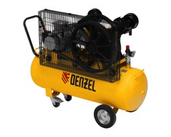 Компрессор воздушный рем. привод BCV 4000-T/100, 4,0 кВт, 100 литров, 690 л/мин Denzel-foto4