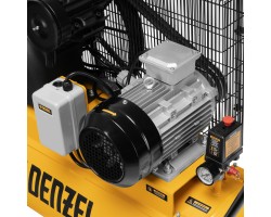 Компрессор воздушный рем. привод BCV 4000-T/100, 4,0 кВт, 100 литров, 690 л/мин Denzel-foto13