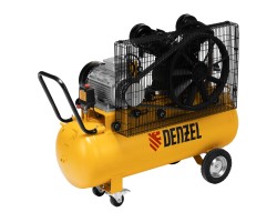 Компрессор воздушный рем. привод BCV 4000-T/100, 4,0 кВт, 100 литров, 690 л/мин Denzel-foto3