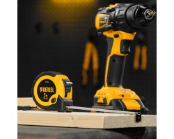 Рулетка 5м х 19мм, двухкомп. корпус, кнопка-пауза Denzel-foto9