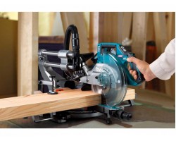 Аккумуляторная торцовочная пила консольного типа Makita 216 мм LS002GZ01-foto6