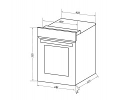 Шкаф духовой электрический MAUNFELD EOEC516B-foto2