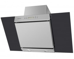Кухонная вытяжка MAUNFELD Gloria 90 нержавеющая сталь\черное стекло-foto2