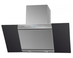 Кухонная вытяжка MAUNFELD Gloria 90 нержавеющая сталь\черное стекло