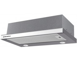 Кухонная вытяжка MAUNFELD VS Slide 60 металлик\белое стекло
