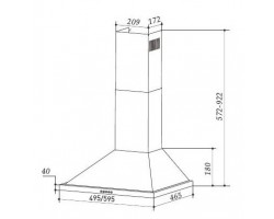 Кухонная вытяжка MAUNFELD Line T 50 белый-foto2