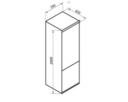 Холодильник MAUNFELD MFF200NFBG-foto3