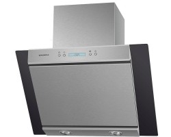 Кухонная вытяжка MAUNFELD Gloria 60 нержавеющая сталь\черное стекло