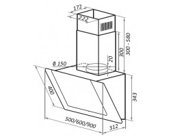 Кухонная вытяжка MAUNFELD Wind Push 50 черный-foto16