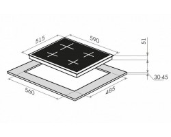 Газовая варочная панель MAUNFELD EGHE.64.43CBG.R/G-foto15