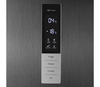 Холодильник с инвертором MAUNFELD MFF1857NFSB