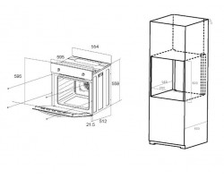 Шкаф духовой электрический MAUNFELD EOEM.589B-foto14