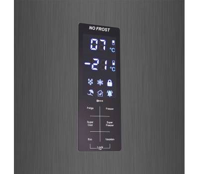 Холодильник-морозильник MAUNFELD MFF187NFS10