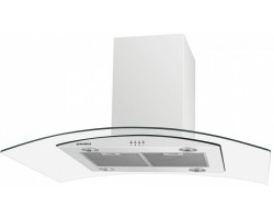 Кухонная вытяжка MAUNFELD Ancona PlusA Isla 90 белый\прозрачное стекло
