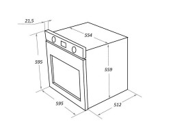 Шкаф духовой электрический MAUNFELD EOEFG.566RBG.MT-foto2
