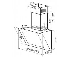 Кухонная вытяжка MAUNFELD Wind Push 50 белый-foto16