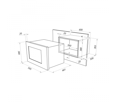 Микроволновая печь Maunfeld MBMO 25.7GW