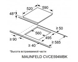 Варочная панель Maunfeld CVCE594MBK2-foto7