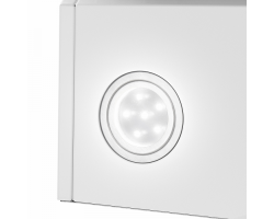 Вытяжка Maunfeld MEDWAY 50 Glass White Stripe Inox-foto8