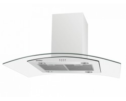 Вытяжка Maunfeld ANCONA PlusA (Isla) 90 White Glass Transparent