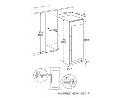 Холодильник Maunfeld MBWC-415D171-foto7
