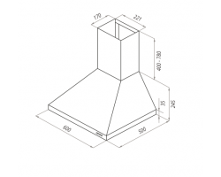 Вытяжка Maunfeld RETRO Light 60 Black-foto2