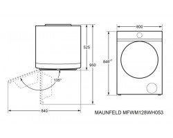 Стиральная машина Maunfeld MFWM128WH053-foto2