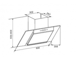 Вытяжка Maunfeld GLORIA 60 Inox Glass Transparent-foto4