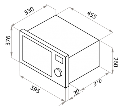 Микроволновая печь Maunfeld JBMO.20.5ERWAS
