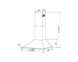 Вытяжка Maunfeld LINE T 50 INOX-foto2