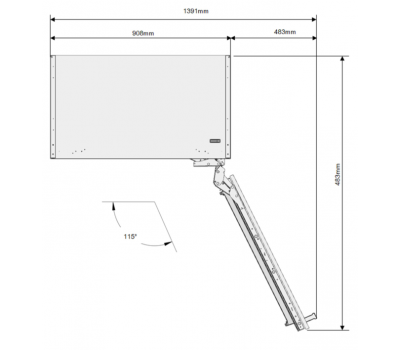 Холодильник Maunfeld MBF212NFW1