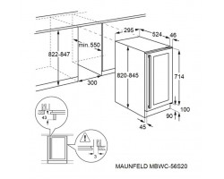 Холодильник Maunfeld MBWC-56S20-foto7